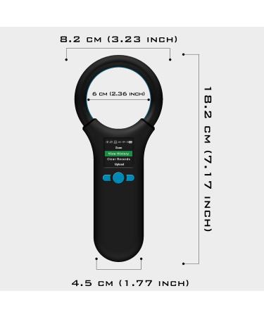 Buy Smoostart Bluetooth Pet Microchip Scanner - Multi-Function Chip Reader for Dogs & Cats | Check & Upload 500 Records | Fast International Shipping - Buy Online on GoSupps.com