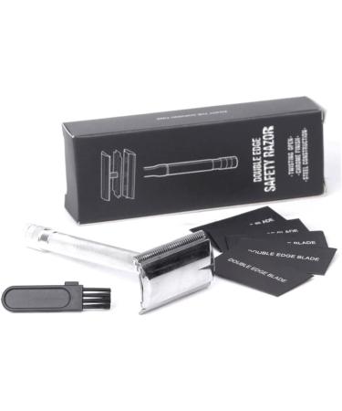 HEASOME Manual Double Razor Set - Vintage Bar Traser Hair Shaving Cutter | Premium Metal Razor for Smooth Shaving | International Shipping Available - Buy Online on GoSupps.com