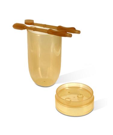 Nycemakeup 2 piece of child care toothbrush silicone tongue brush for 0 18 months toddlers cleaning brush tongue cleaner for health