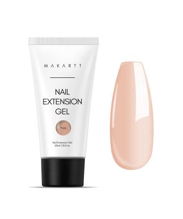 Makartt Poly Nail Gel Nail Extension Gel 50ML Builder Gel Nail Extension White Pink Nude Clear Rosy Gel for Technician Starter DIY Salon Design Puce 333 - Buy Online on GoSupps.com