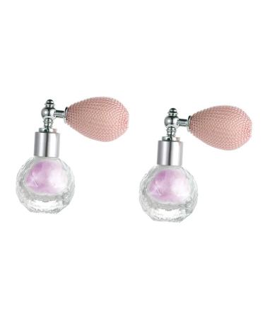 FOMIYES 2pcs High Gloss Dusting Body Powder Glow Balloons Glitter Highlighters Hair Body Spray Glitter Body Glitter Spray Glitter Body Spray for Women Body Highlighter Powder Purple Miss 7.5x7cm x2pcs Purplex2pcs