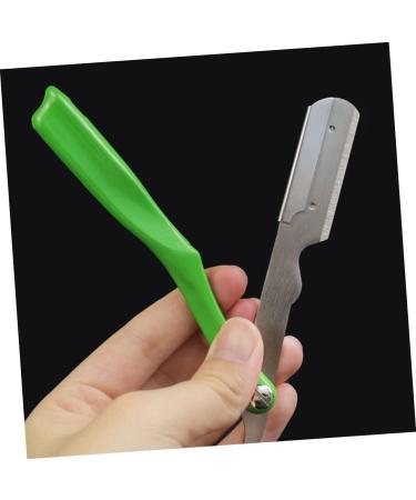 Frcolor 4-Piece Manual Razor Cartridge Set | Barber Wet Razor & Eyebrow Grooming Tools for Men - Premium Razor Blades & Holder - Buy Online on GoSupps.com