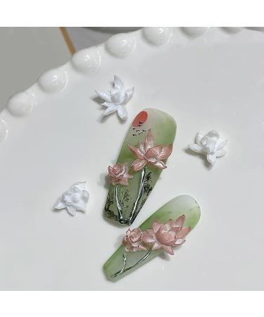 3D Lotus Flower Nail Design Silicone Mould Epoxy Resin Shapes Lotus Flower Carving Nail Stamp Silicone Mould Flowers Floral Lotus Leaf Nail Decoration Nail Design Nail Art Mould Silicone Moulds Nail - Buy Online on GoSupps.com