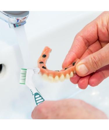 4-Piece Portable Prosthesis Toothbrush Set - Multi-Layered Cleaning Brushes for False Teeth (4 Colors) - Buy Online on GoSupps.com