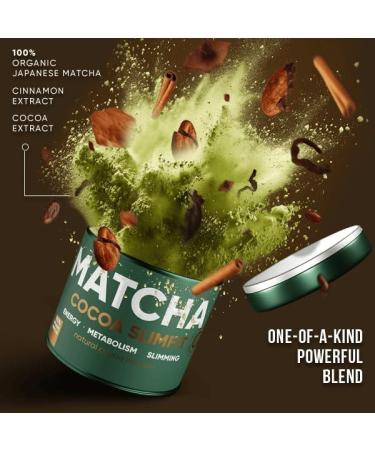  WOW TEA WOW TEA: Matcha Cocoa Slimfit Special Mix Limited Edition Japanese Matcha 100% Organic 63g - Buy Online on GoSupps.com