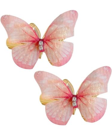 xbiez Rhinestones Hair Clip for Women Metal Hairpin Styling Moving Butterfly Thick Hair Thin Hair Gift Hair Accessories Blue purple - Buy Online on GoSupps.com