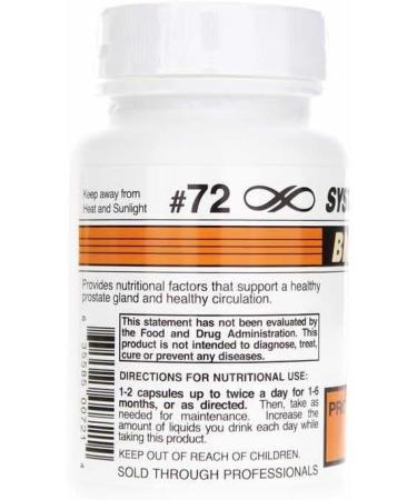 Systemic Formulas Mpc Prostata Corrector 60 Capsules Bio Function #72. Healthy Prostate Gland Support Formula Healthy Circulation Supplement. - Buy Online on GoSupps.com
