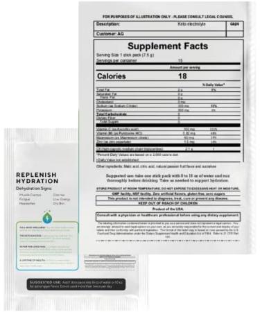 Energy & Hydration Lime Electrolyte Powder - Sugar Free Keto Paleo Friendly Low Carb with MCT Oil - Easy Mixing Energy Boost - Buy Online on GoSupps.com