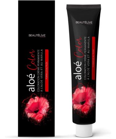 Beaut live Aloe Vera and Marula Cream Coloring PLEX 4.56: Red Mahogany Brown - Buy Online on GoSupps.com