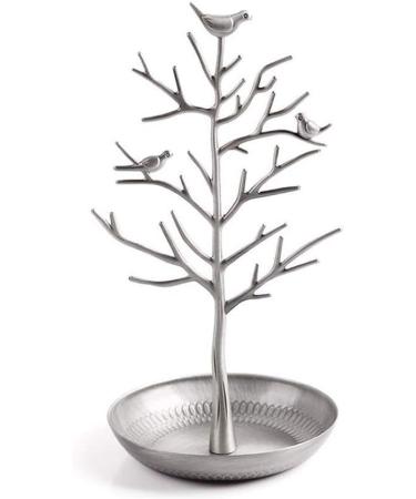 Jewelry Storage Organizer Rack Alloy Bird Money Tree Jewelry Rack Ring Earrings Jewelry Display Rack Jewelry Storage Rack Rack for Holding Jewelry (Color : Black Size : One Size) Silver - Buy Online on GoSupps.com