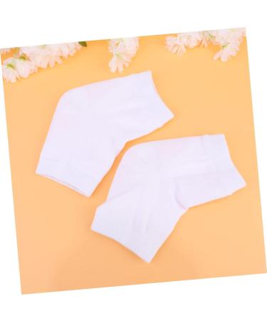 FRCOLOR 6 Pairs Heel Anti-Crack Socks Heel Socks Feet Care Socks Foot Socks Heel Protector Socks Heel Sleeves Protectors Feet Cracked Socks Feet Repair Socks Gel Breathable White Women's - Buy Online on GoSupps.com