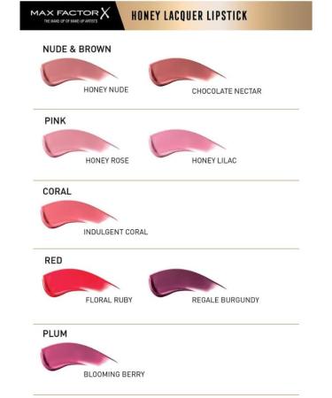 2 x Max Factor Colour Elixir Honey Lacquer Lip Gloss Plump Natural Look 38ml 40 Regal Burgandy - Buy Online on GoSupps.com