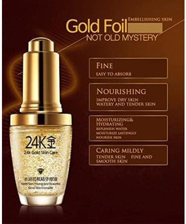 BIOAQUA 24K Gold Essence Collagen Skin Face Moisturizing Hyaluronic Acid Anti-Aging Mask Natural Extract - Buy Online on GoSupps.com