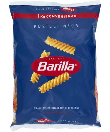  Barilla Barilla Fusilli N.98 Pack of 6 Italian pasta 100% Italian wheat 1 kg + Gourmet Italian Polpa 400 g - Buy Online on GoSupps.com