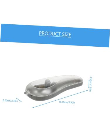 Buy Healvian 4-Piece Razor Storage Box Set - Portable Safety Razor Protection Case Gray (16.5x6cm) - Ideal for Travel & Organization - Buy Online on GoSupps.com