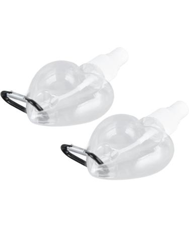 Leakproof Refillable Empty Keychain Travel Bottle Set 50ml - Portable Plastic Squeeze Containers for Hand Soap Transparent and Reusable - Ideal for Various Cosmetics and Spray heart shape - Buy Online on GoSupps.com