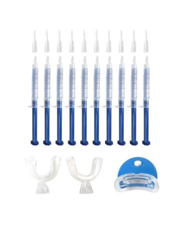 Teeth Whitening Kit Tooth Whitener Gel Bleach White Dental System Professional Dental System for at Home Use (10 x Gels Syringes 44%) Set B