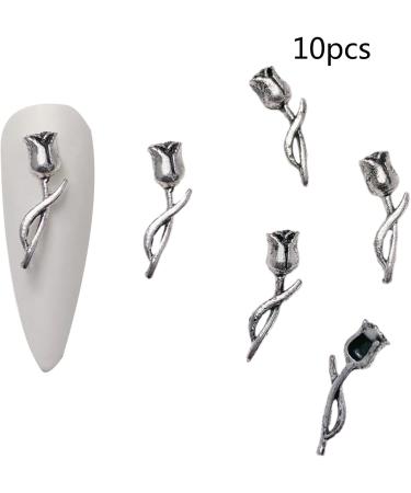 Nail Art Decoration Tips Ornament Metal Alloy Nail Art Decals Pendant Manicure Accessories Eye Catching For Girls Nail Art Accessories Decoration Decals Craft Supplies Jewelry For Girls Crystal - Buy Online on GoSupps.com