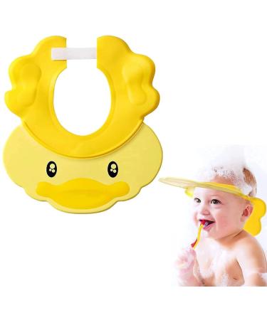 Baby Shower Cap Kids Shower Hat Adjustable Children Shampoo Cap and Visor Child Shampoo Shower Shield Eyes and Ears Waterproof Hat