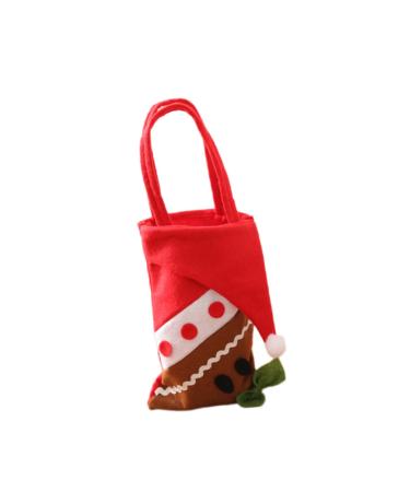 Anneome Ornament The Decor Straw Hats for Crafts Christmas Bags with Handles Tote Bag Candy