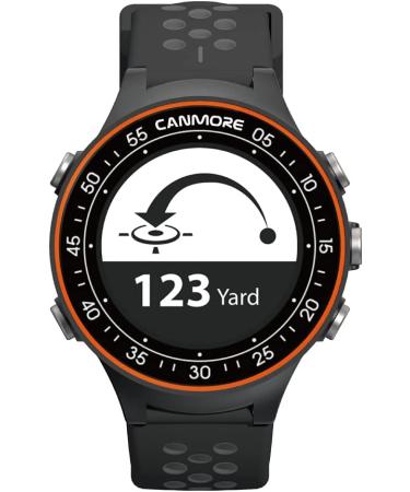 Canmore TW411 Golf GPS Watch & Fitness Tracker | 40 000+ Pre-Installed Places | Improved IC Golf Accessories | Unique Gifts in Orange - Buy Online on GoSupps.com