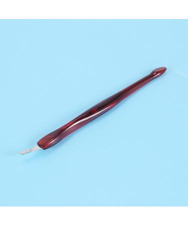 Jiklophg Manicure Nail Art Cuticle Pusher Trimmer Nail Tips Care Skin Remover Tool Brown - Buy Online on GoSupps.com