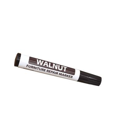 Wood Furniture Repair Marker Pen, Wood Furniture Scratch Repair Touch Up Pen, Paint Fix Filler for Stains, Scratches, Wood Floors, Tables, Desks(Walnut)