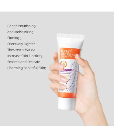 Wenrny Oats Stretch Mark Cream for Women 2 Pcs Oats Amino Acid Stretch Mark Repair Creams-Reduces Marks and Scars Increase Skin Elasticity Firming Smooth and Hydrates Skins For All Skin Types - Buy Online on GoSupps.com