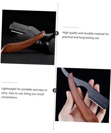 Beavorty 2pth Women's Razor - Rustproof Steel & Rosewood Facial Hair Shaver for Smooth Skin | Shavemate Mini Shaver for Women - Buy Online on GoSupps.com