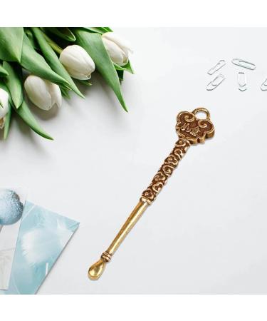 Ear Spoons Retro Brass Phoenix Portable Ear Cleaning Tool Ear Pick Ear Wax Remover Curette Cleaner Keychain Pendants - Buy Online on GoSupps.com