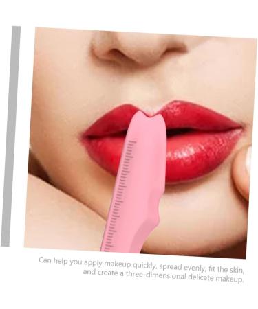 Baluue 15 Pcs Silicone Beauty Ruler Makeup Eyeliner Eyebrow Guide Stencil Lip Line for Beginners Lash Tools 15X4.15CMx5pcs Pink-2x5pcs - Buy Online on GoSupps.com