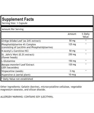 Neuro Zest - Premium Blend Brain Supplement and Nootropic Vitamin Formula to Support Plasticity Boost Healthy Focus and Concentration Levels Brain Function Enhancement Booster and Alpha Cognitive Peformance Factors. Physician-Formulated To Combat Brain Fo - Buy Online on GoSupps.com