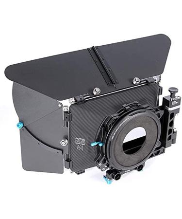 Foto4easy DP500 Mark III 4x4 DSLR Swing Away Matte Box for Sony A7 A7R A7S II III Panasonic GH5 GH5s BMPCC 4K 6K Canon Nikon Video Cinema Camera,15mm Rail Rod System