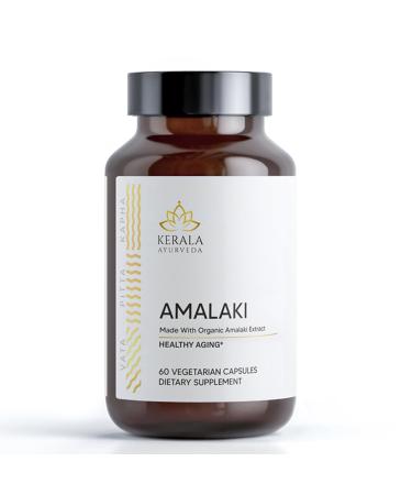 Kerala Ayurveda Amalaki (Amla) Capsules - 60 Tablets | Antioxidant Supplement for Digestive Health | Supports Skin Tissue & Cellular Health | Dietary Supplement for Immunity Booster | Gluten Free