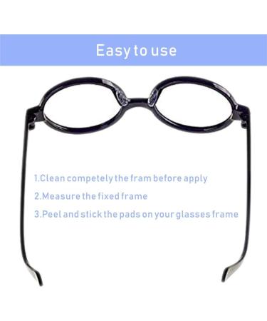 Silicone Eyeglass Nose Pads - Hypo-allergenic Adhesive Nose Grips for Glasses and Sunglasses (12 Pairs) - Buy Online on GoSupps.com