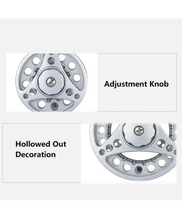 Buy Fly Fishing Rolls - Aluminum Alloy Fly Reels for Trout Bass & Carp | Sizes 7/8 5/6 3/4 - Black/Silver - Buy Online on GoSupps.com