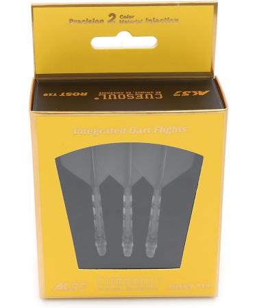 CUESOUL ROST T19 Grey Integrated Dart Shaft and Flights - Anti-Fall Design, Ice Shaft, Big Wing Shape 33mm - Buy Online on GoSupps.com