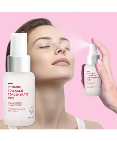 Infusing Collagen Concentrate Mist - Hydrating Face Mist & Toner | Anti-Aging Glow Spray for Women | Travel Size Korean Skincare - Buy Online on GoSupps.com