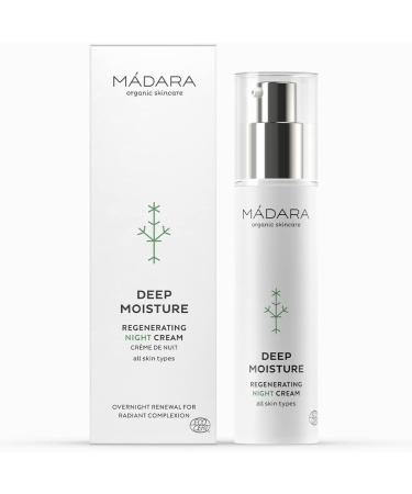 M DARA Organic Skincare | Deep Hydration Regenerating Night Cream - 50 ml Rich Texture Easily Penetrated With Antioxidants and Natural Plant Essences Vegan Ecocert Certified