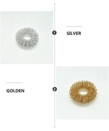 Magiclulu 20-Pack Finger Massage Rings Calming Sensory Toys for Kids | Mini Iron Restless Finger Spring Cuffs - Buy Online on GoSupps.com