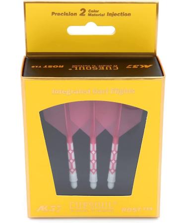CUESOUL ROST T19 33mm Big Wing Dart Shaft & Flights - Pink Flight, No More Falling Darts! - Buy Online on GoSupps.com