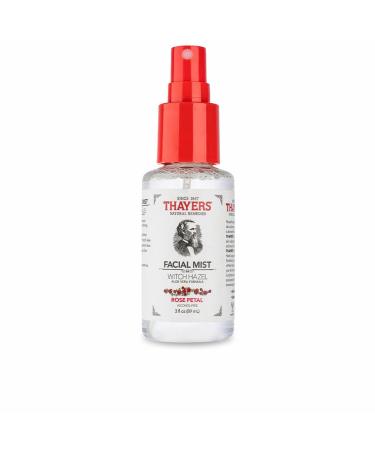 THAYERS Alcohol-Free Rose Petal Witch Hazel Facial Mist Toner - 3oz Rose Petal 3 Fl Oz (Pack of 1) - Buy Online on GoSupps.com