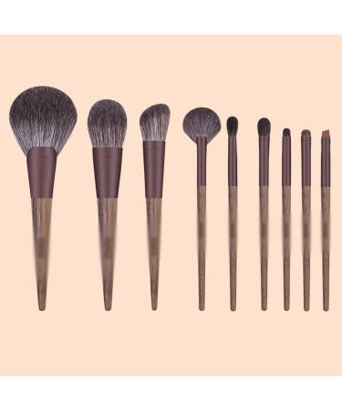 DFHBFG 9-Piece Makeup Brush Set - Full Loose Powder Blush & Eye Shadow Brushes for Flawless Application - International Shipping Available - Buy Online on GoSupps.com