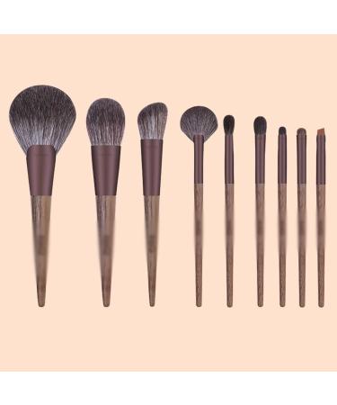 Buy 9-Piece Makeup Brush Set for Loose Powder Blush & Eye Shadow - International Shipping Available - Buy Online on GoSupps.com