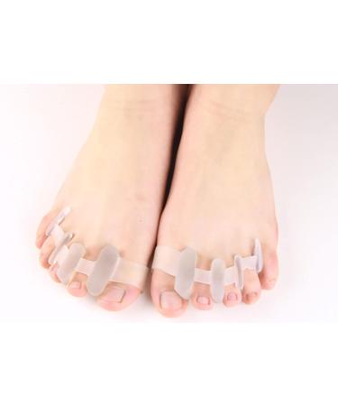 ALINZO Gel Toe Separators for Hallux Valgus - Orthopedic Bunion Corrector & Big Toe Straightener - Day & Overnight Support - Buy Online on GoSupps.com