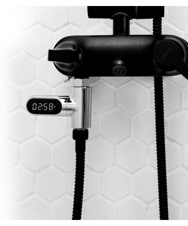 Digital Shower Thermometer 5 85 C | 360 Rotating LED Water Meter | Baby & Elderly Safe Thermometer - Buy Online on GoSupps.com