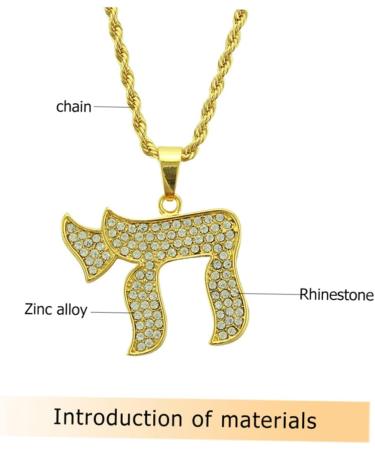 VALICLUD Men's Necklace Rhinestone Charm Necklace Women Necklace Pendant Chain Necklace Alloy Miss - Buy Online on GoSupps.com