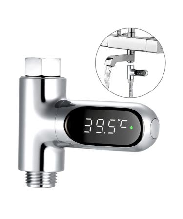 Shower Thermometer - Digital High Temperature Sensor with LED Display for Babies Toddlers & Elderly - Safe Bathing Indicator - Buy Online on GoSupps.com
