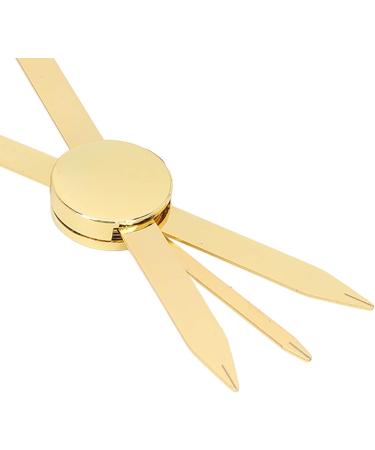 Compass Eyebrow Ruler Stainless Steel Material Gold Eyebrow Stencil Ruler Adjustable Accurate Positioning Compass Design Brow Measuring Tool - Buy Online on GoSupps.com