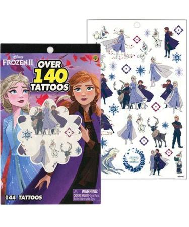 Disney Frozen II 140+ Temporary Tattoos Booklet - Magical Fun for Kids - Buy Online on GoSupps.com